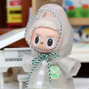 Cute Labubu Raincoat - doll not included